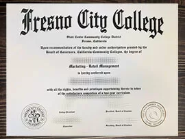 Fake a Fresno City College diploma.