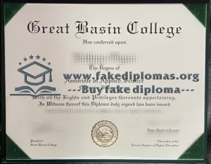Buy Great Basin College fake diploma.