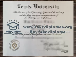 Buy a Lewis University fake diploma.