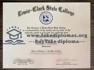 Buy Lewis–Clark State College fake diploma.