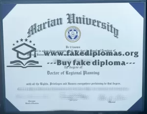 Buy a Marian University fake diploma.