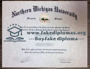 Buy Northern Michigan University fake diploma, Fake NMU degree.