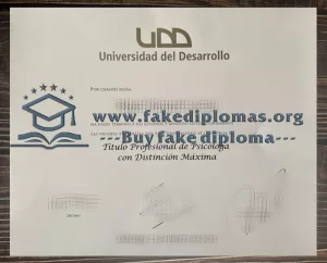 Buy Universidad del Desarrollo fake diploma, Fake UDD certificate.