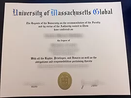 Order University of Massachusetts Global fake diploma.