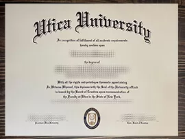 How fast can i get to buy Utica University fake certificate?