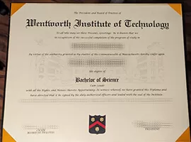 Where to buy Wentworth Institute of Technology fake degree?