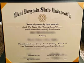 How to order West Virginia State University fake diploma online?