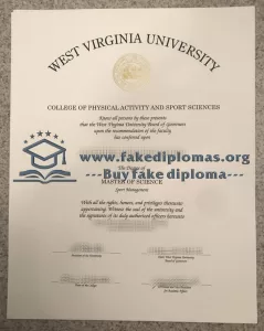 Buy West Virginia University fake diploma, Fake WVU degree online.