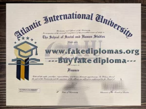 Get a Atlantic International University fake degree.