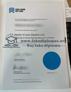 Buy a College of Law fake diploma, Fake College of Law degree.
