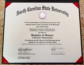 Purchase a North Carolina State University fake diploma.