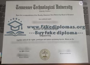 Buy Tennessee Tech University fake diploma, Fake TTU degree.