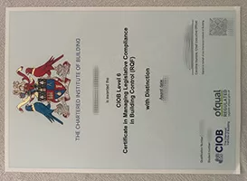 Purchase a Chartered Institute of Building fake diploma.