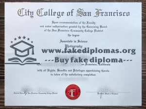 Get City College of San Francisco fake diploma, Fake City College of San Francisco degree.