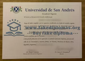 Buy a Universidad de San Andrés fake diploma.