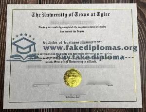 Buy a University of Texas at Tyler fake diploma.