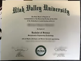 Obtain a Utah Valley University fake diploma online.
