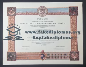 Get a Alma Mater Studiorum Università di Bologna fake diploma.