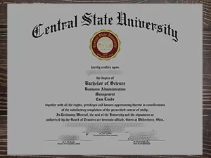 Where to buy Central State University fake diploma online?