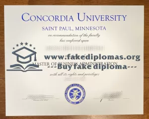 Buy a Concordia University St Paul fake diploma online.