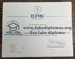 Get a ECFMG fake certificate online.