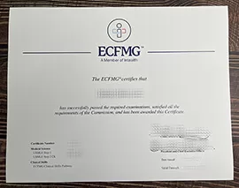 How to make the ECFMG fake certificate?