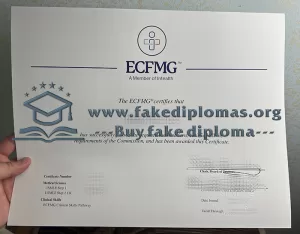 Purchase a ECFMG fake degree online.