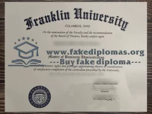 Buy a Franklin University fake diploma, Make a Franklin University degree.