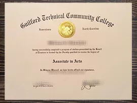 Fast to Get the Guilford Technical Community College certificate.