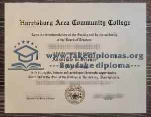 Get a Harrisburg Area Community College fake diploma.