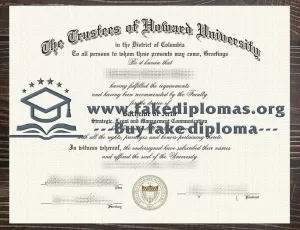 Get a Howard University fake diploma online.