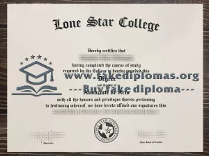 Get Lone Star College fake diploma, Fake LSC degree online.