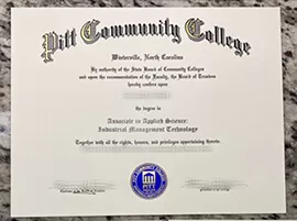 How to get the Pitt Community College fake diploma?