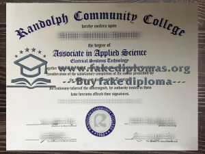 Buy a Randolph Community College fake diploma.