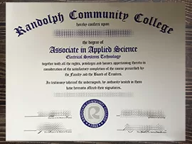 How to order a Randolph Community College fake degree?
