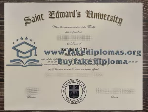Buy a St. Edward's University fake diploma.