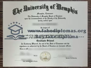 Get a University of Memphis fake diploma.