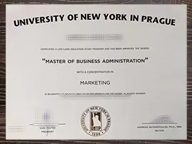 I want to buy University of New York in Prague fake diploma.