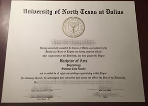 How long to buy University of North Texas at Dallas fake degree?