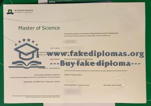 Buy a Wageningen University & Research fake certificate, Fake WUR degree.