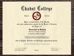 How fast can i get to buy Chabot College fake diploma?