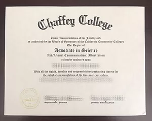 How to order a 100% copy Chaffey College diploma?