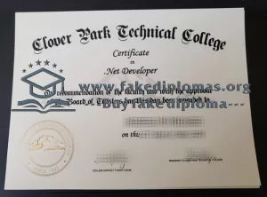 Buy a Clover Park Technical College fake diploma.