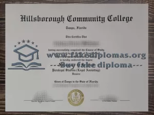 Get a Hillsborough Community College fake diploma.