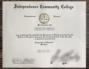 How much to buy Independence Community College fake degree?