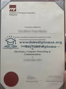 Get a Institute of Technical Education fake certificate, Fake a ITE degree.