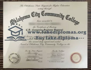 Get a Oklahoma City Community College fake diploma, Fake a OCCC degree online.