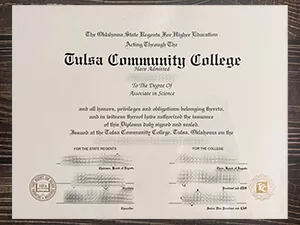 Can i get to buy Tulsa Community College fake diploma?