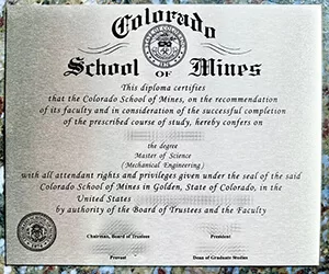 How long to buy Colorado School of Mines fake degree?