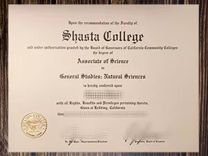 How much to buy Shasta College fake diploma?